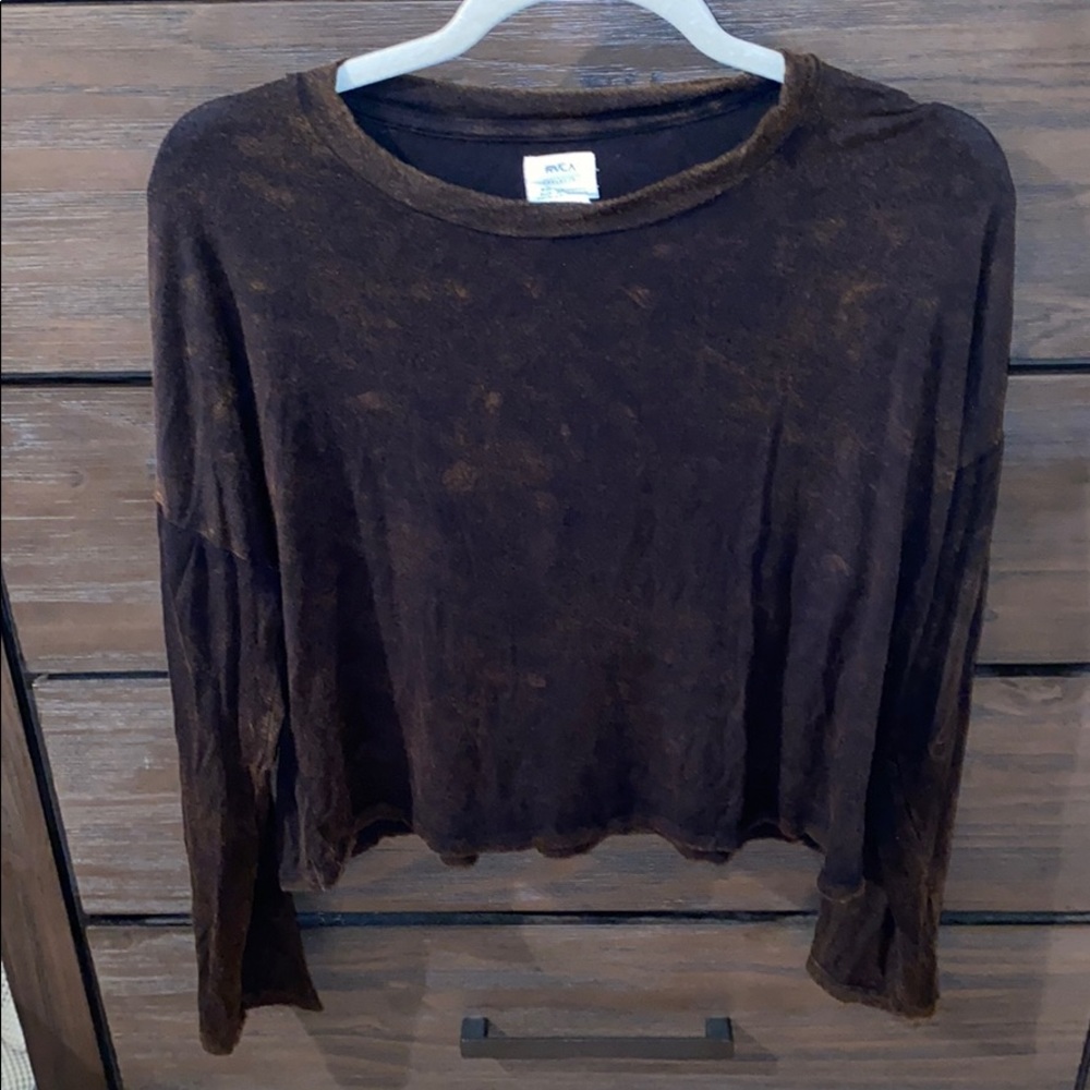 RVCA black bleached tunic